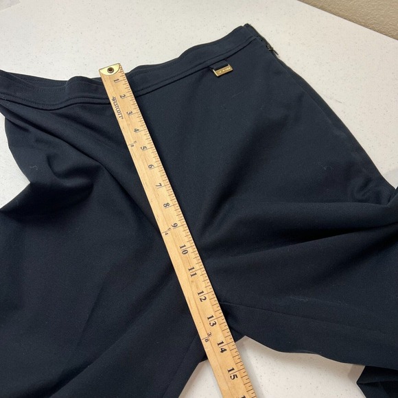 ST. John Sport Women's Activewear Pant Elastic Waist Side Zip Navy‎ Blue Size 4 - Picture 10 of 15